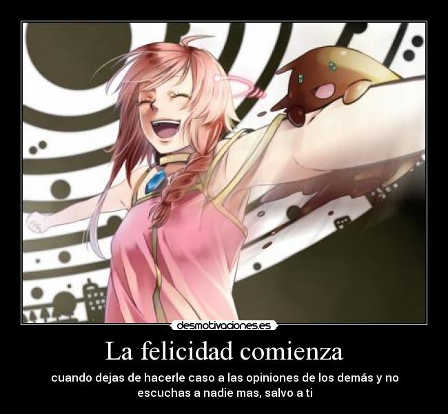 La felicidad comienza - 