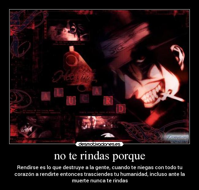 no te rindas porque -