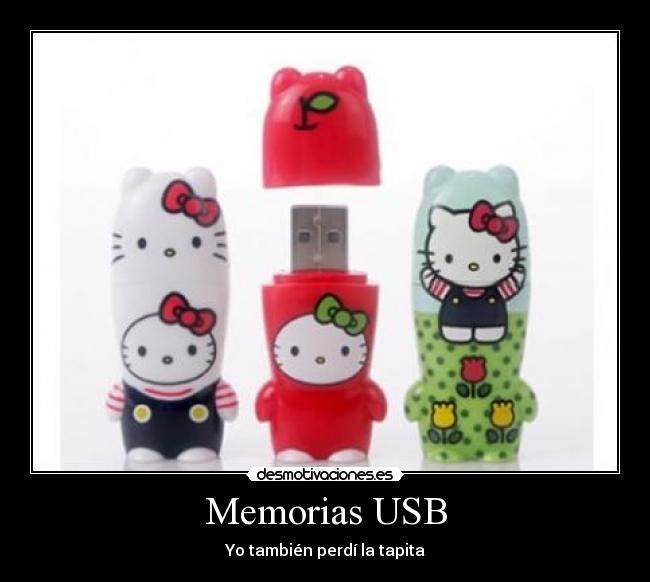 Memorias USB - Yo también perdí la tapita