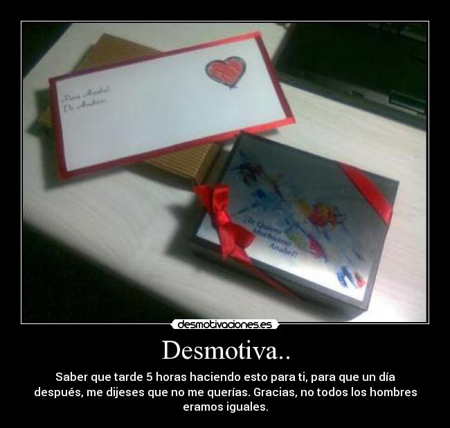 Desmotiva.. -