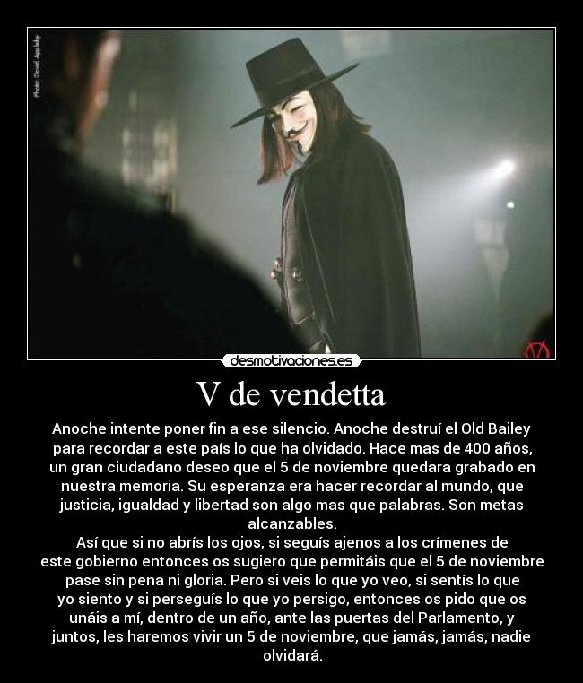 V de vendetta -