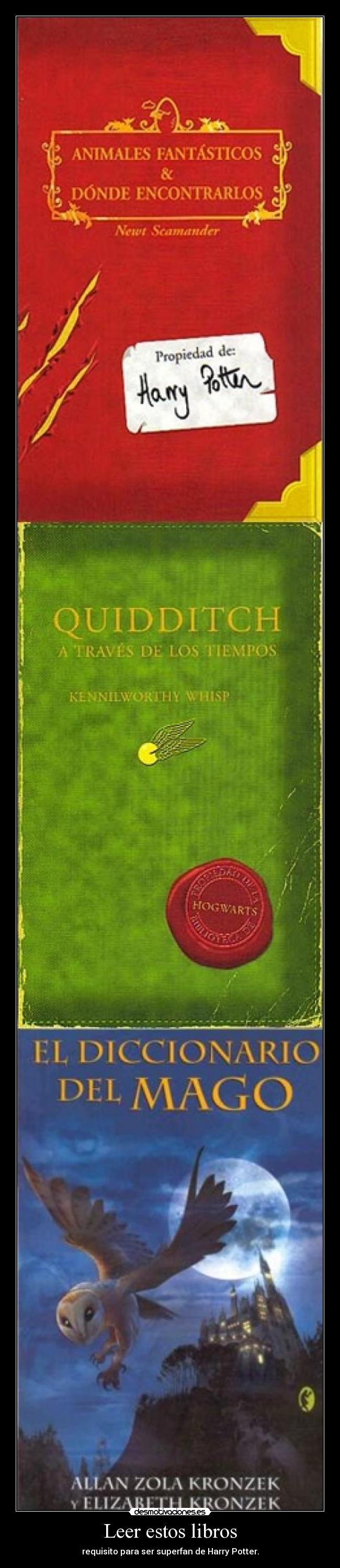 Leer estos libros - requisito para ser superfan de Harry Potter.