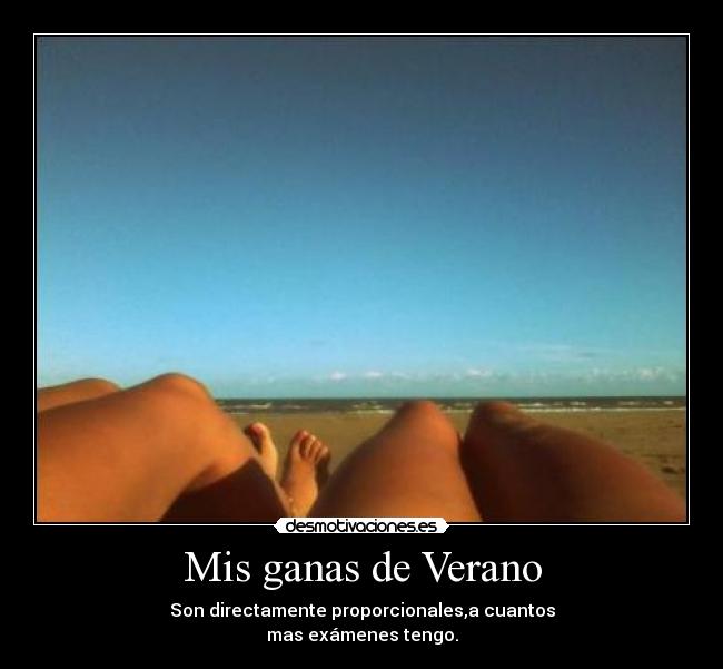 Mis ganas de Verano -
