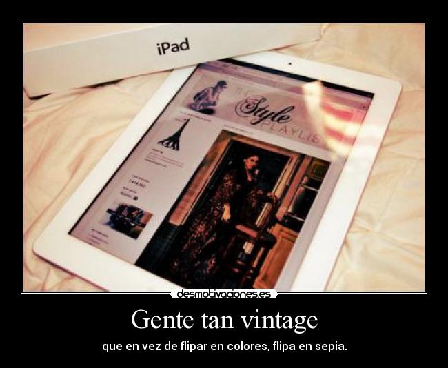 Gente tan vintage - 