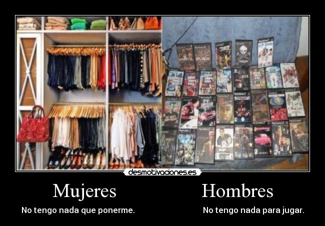 Mujeres                 Hombres - 