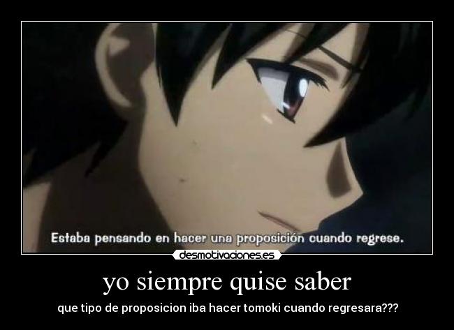 yo siempre quise saber - 