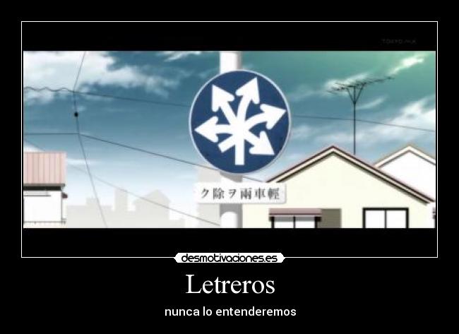 Letreros -