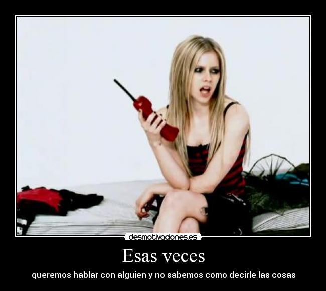 Esas veces -