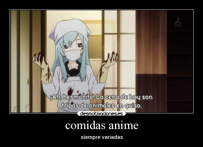 comidas anime -