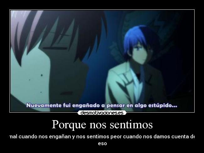 Porque nos sentimos -