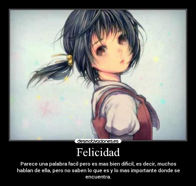 Felicidad -