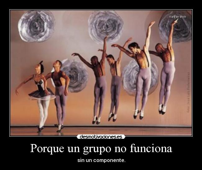 Porque un grupo no funciona - sin un componente.