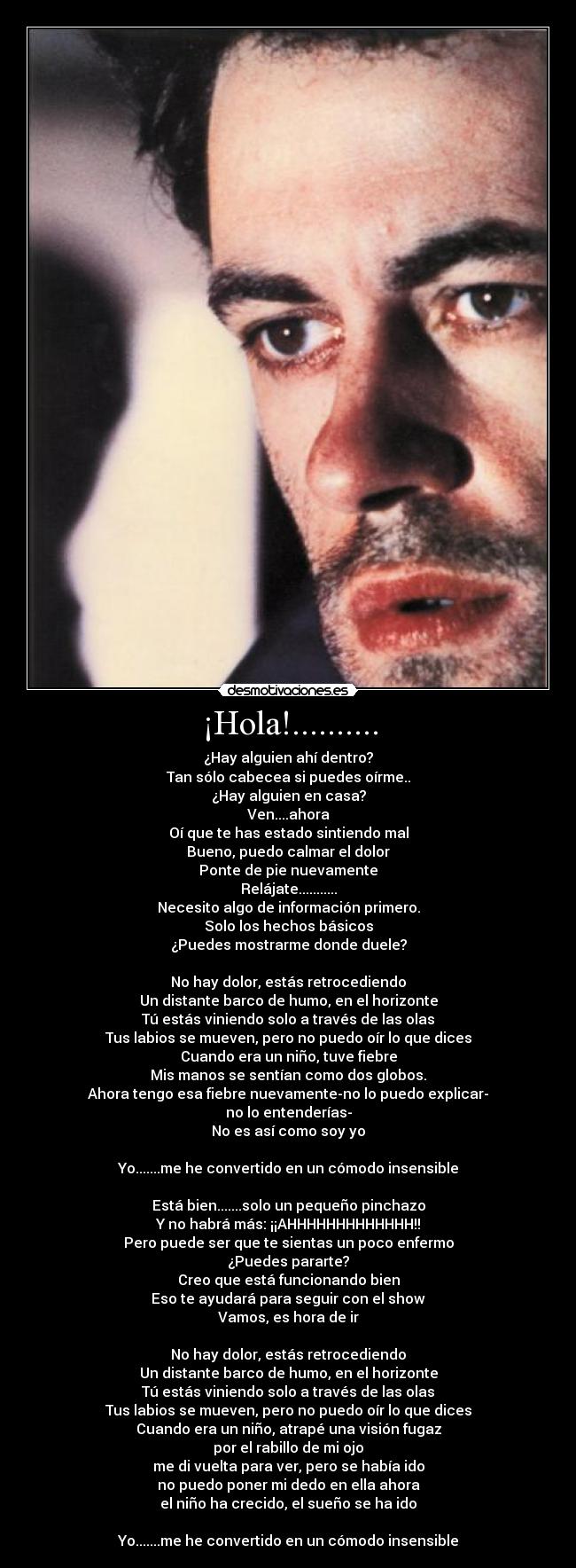 carteles pink floyd comfortably numb desmotivaciones