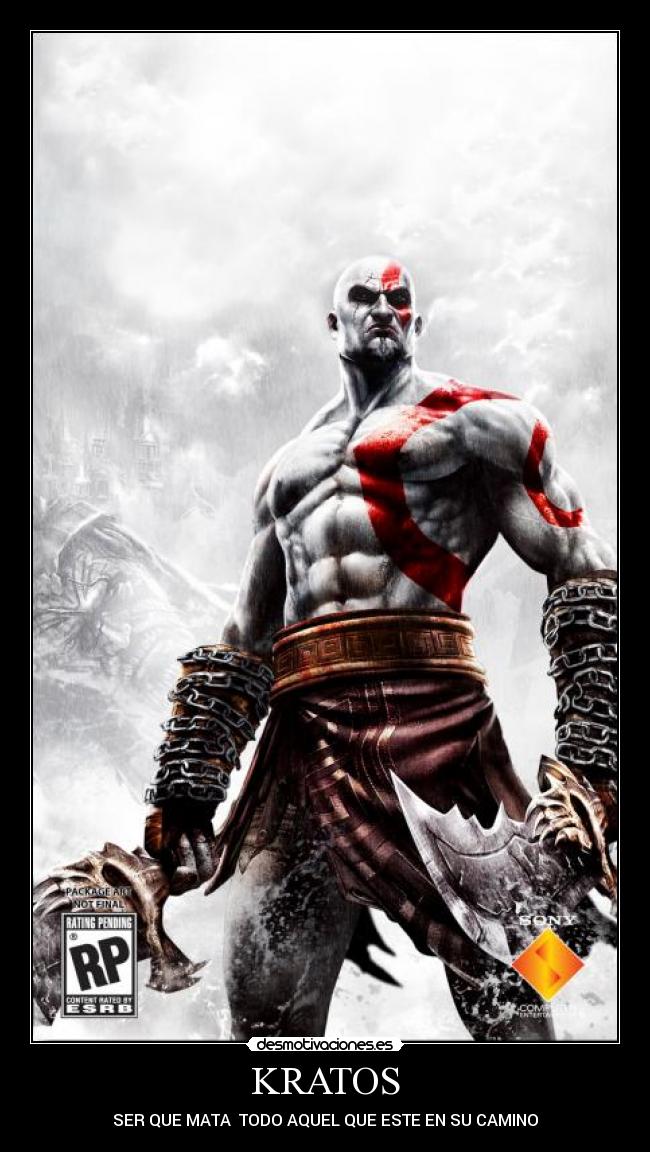 KRATOS - SER QUE MATA TODO AQUEL QUE ESTE EN SU CAMINO