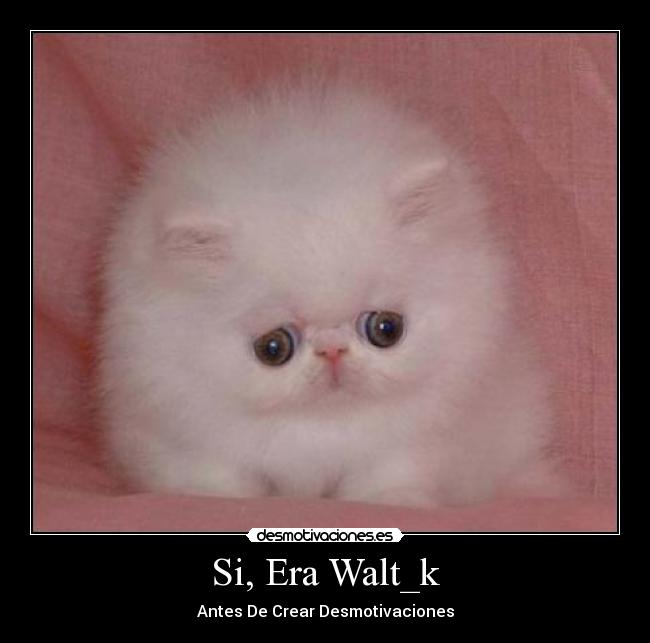 Si, Era Walt_k -
