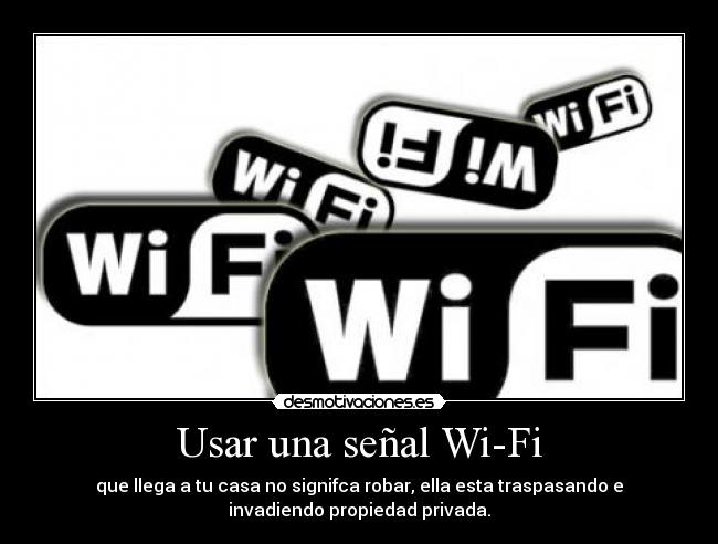 Usar una señal Wi-Fi -
