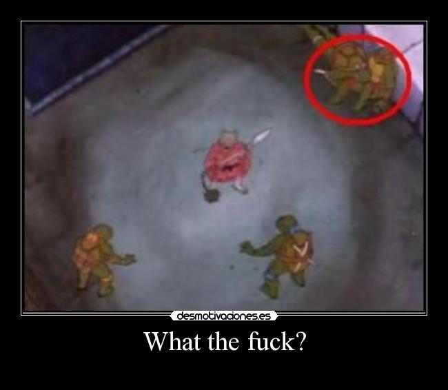 What the fuck? -