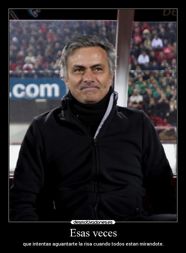 Esas veces - que intentas aguantarte la risa cuando todos estan mirandote.