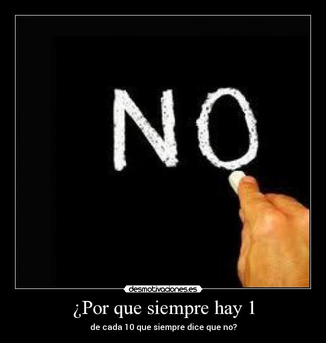 ¿Por que siempre hay 1 - 