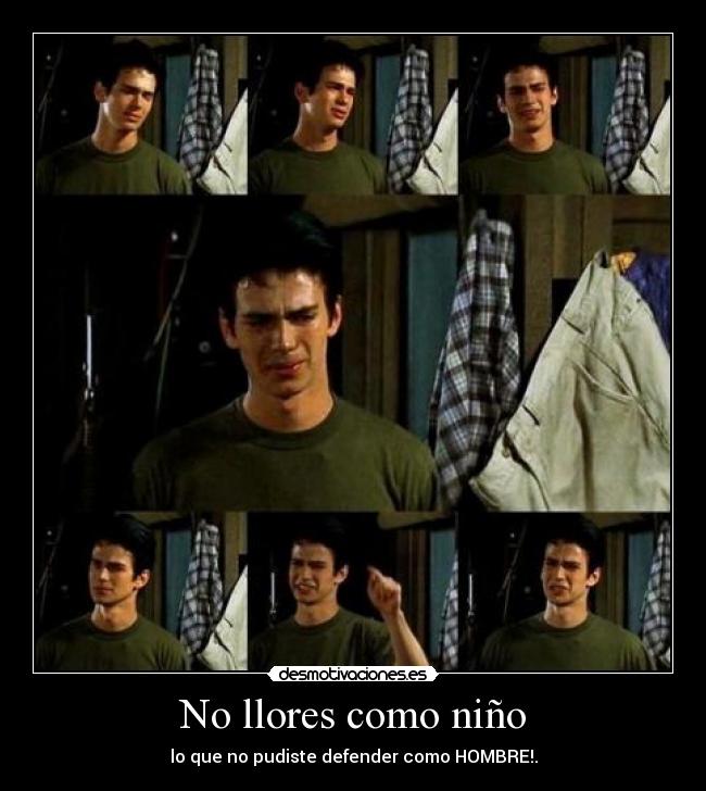 No llores como niño - 