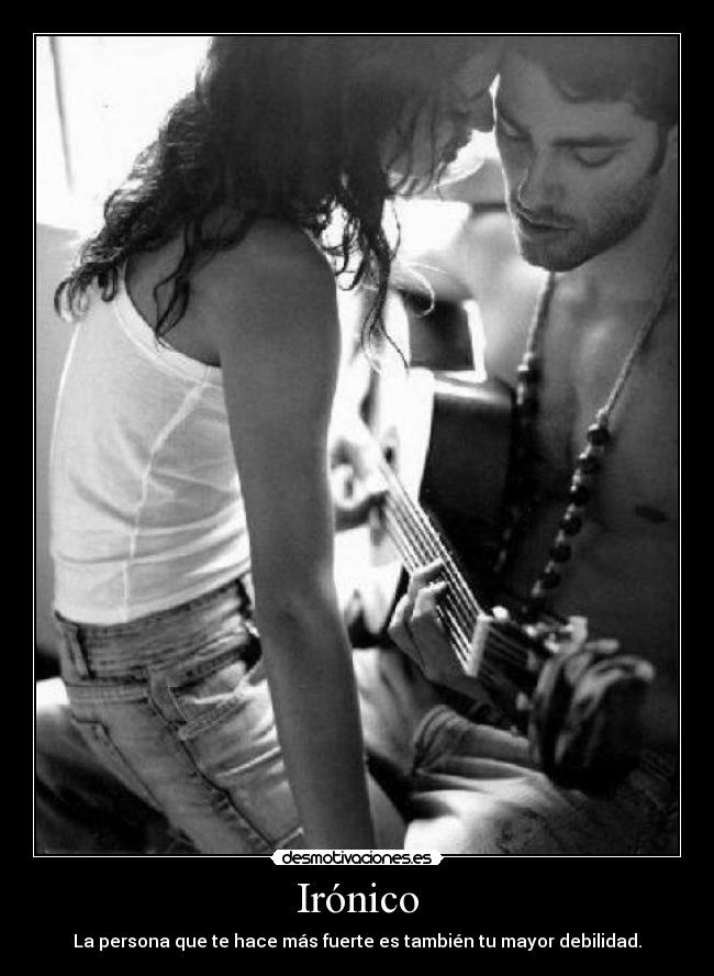 Irónico -