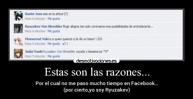 Estas son las razones... -