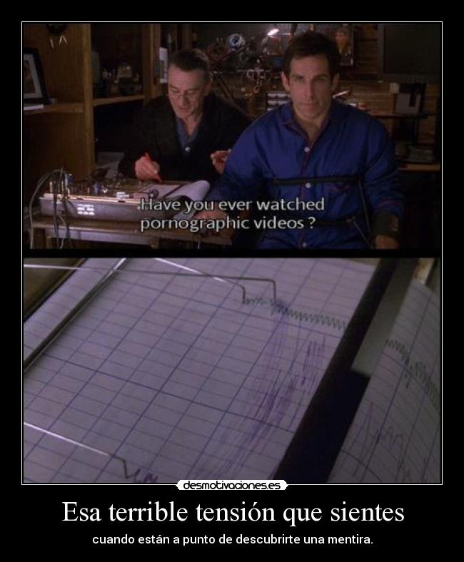 Esa terrible tensión que sientes - 