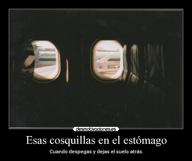 Esas cosquillas en el estómago -