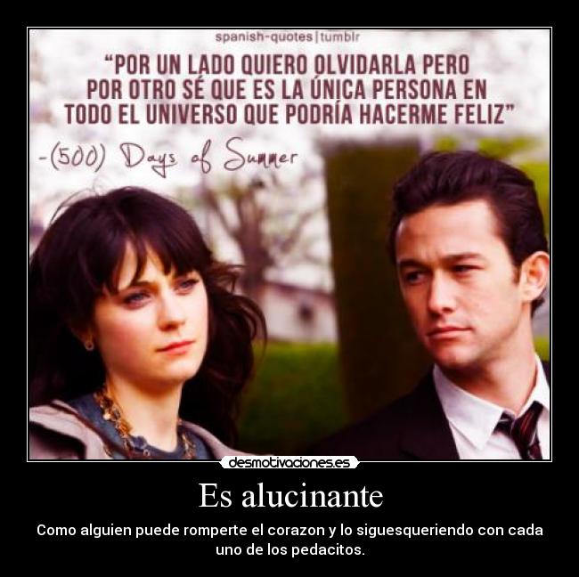 carteles cosasy tal joseph gordon levitt 500 dias juntos realidad expectativas desmotivaciones