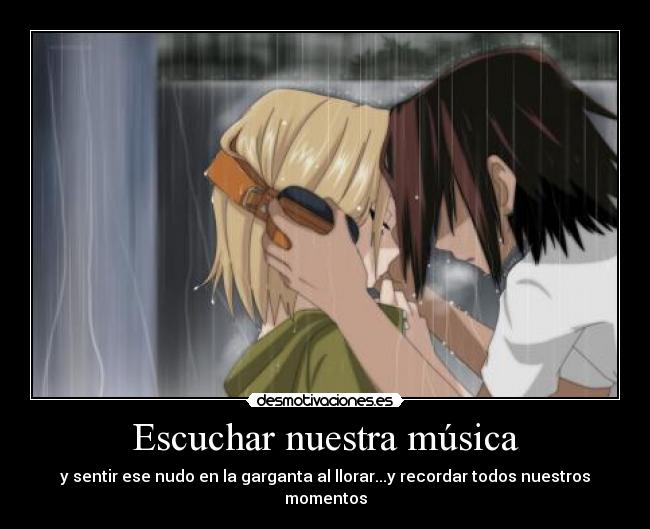 Escuchar nuestra música -