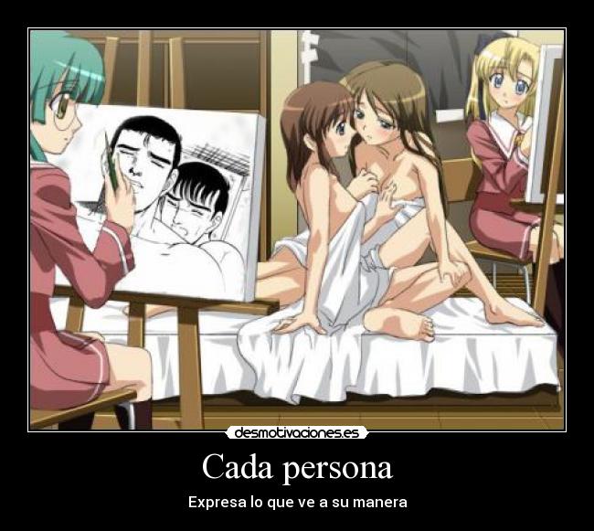 carteles anime yuri yaoi dependiendo punto vista cada uno desmotivaciones