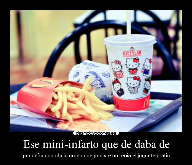 Ese mini-infarto que de daba de -