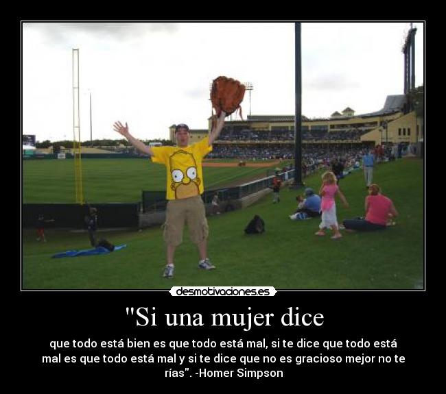 Si una mujer dice -