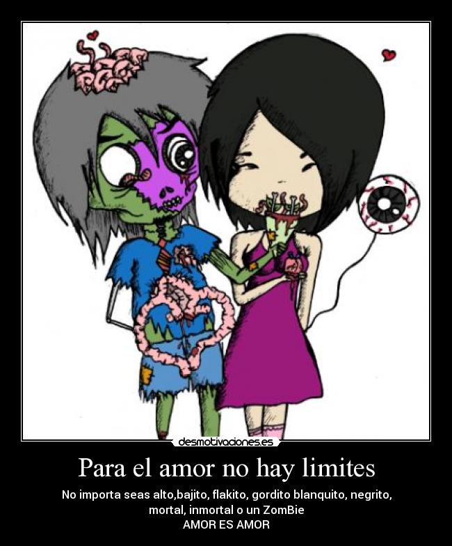 carteles amor amor zombie desmotivaciones