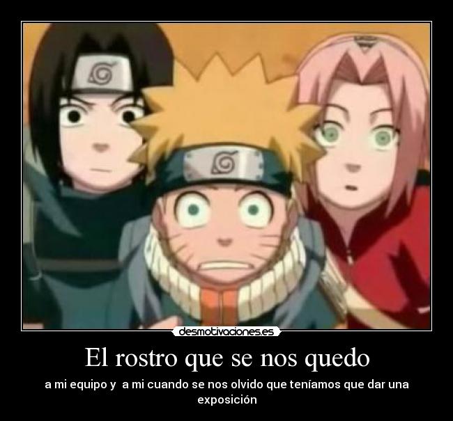 El rostro que se nos quedo -