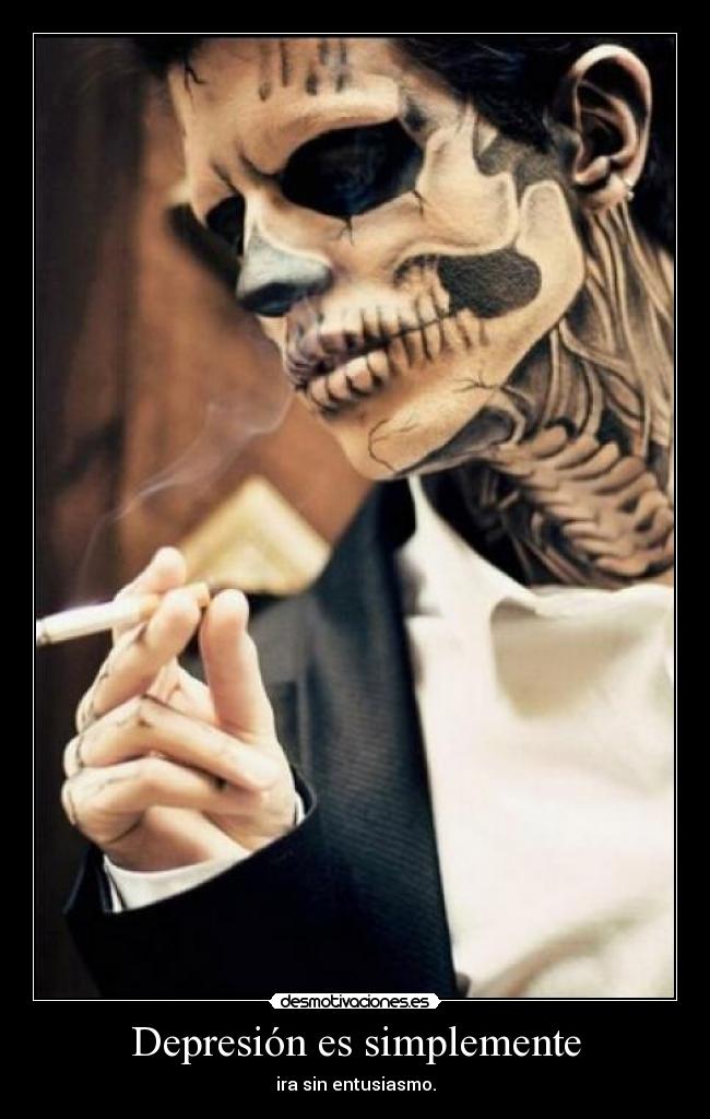 Depresión es simplemente -