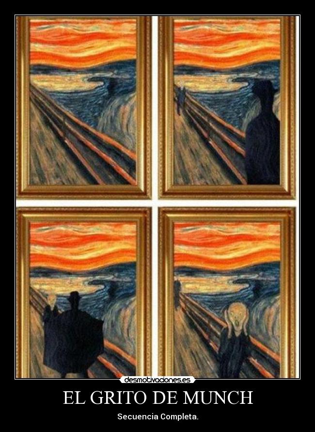 EL GRITO DE MUNCH - Secuencia Completa.