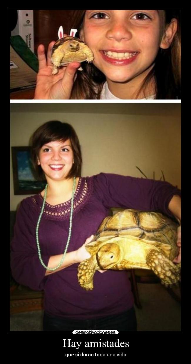 Hay amistades - que si duran toda una vida