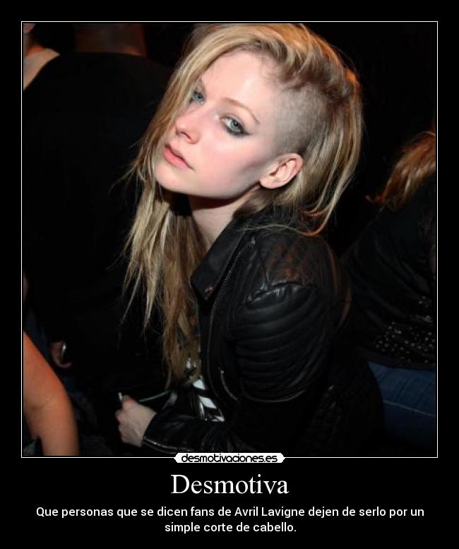 carteles avril lavigne desmotivaciones