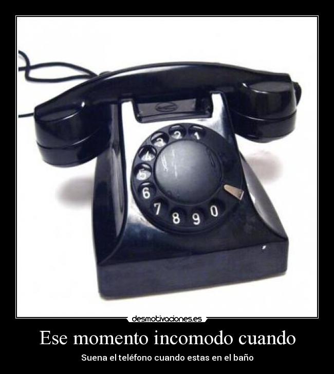 Ese momento incomodo cuando -