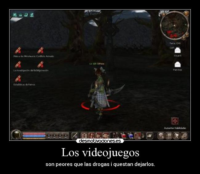 Los videojuegos - son peores que las drogas i questan dejarlos.