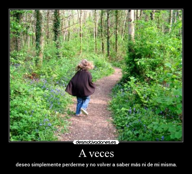 A veces -