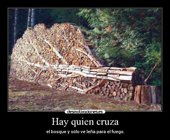 Hay quien cruza -