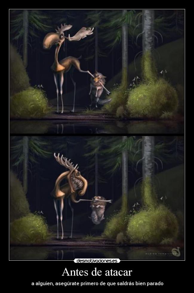 Antes de atacar -