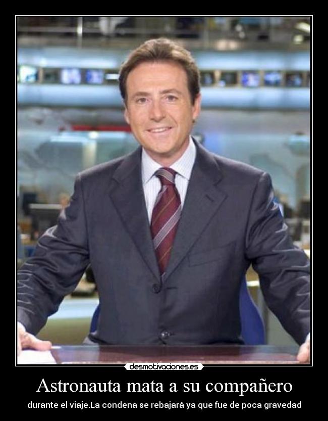 Astronauta mata a su compañero -