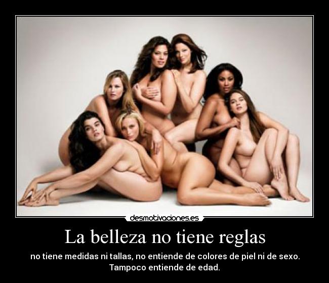 carteles belleza tiene regla desmotivaciones