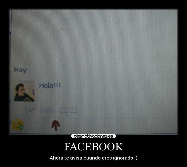 FACEBOOK - Ahora te avisa cuando eres ignorado :(