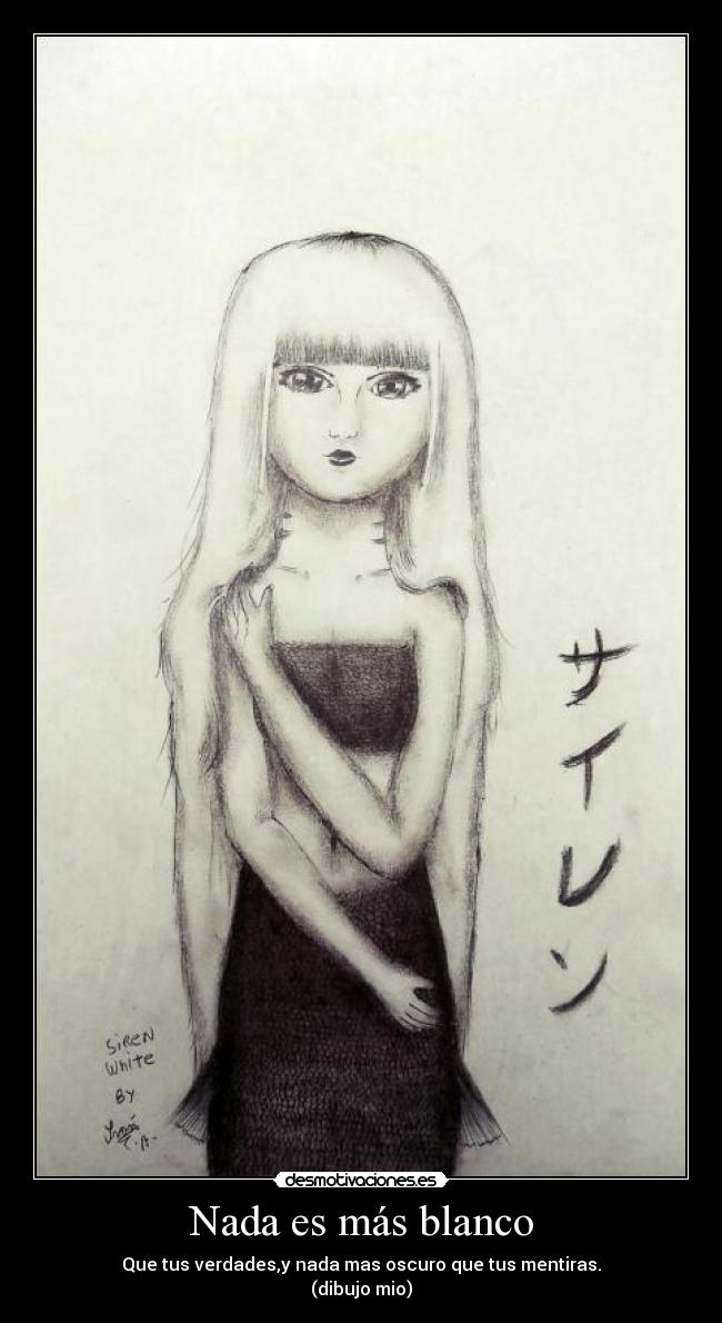 Nada es más blanco -