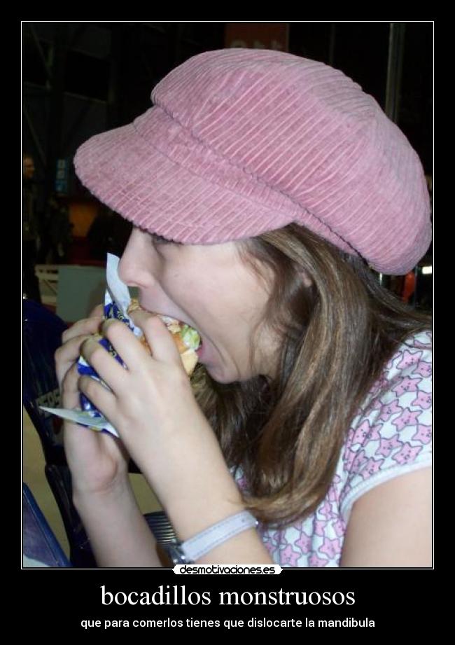 bocadillos monstruosos -