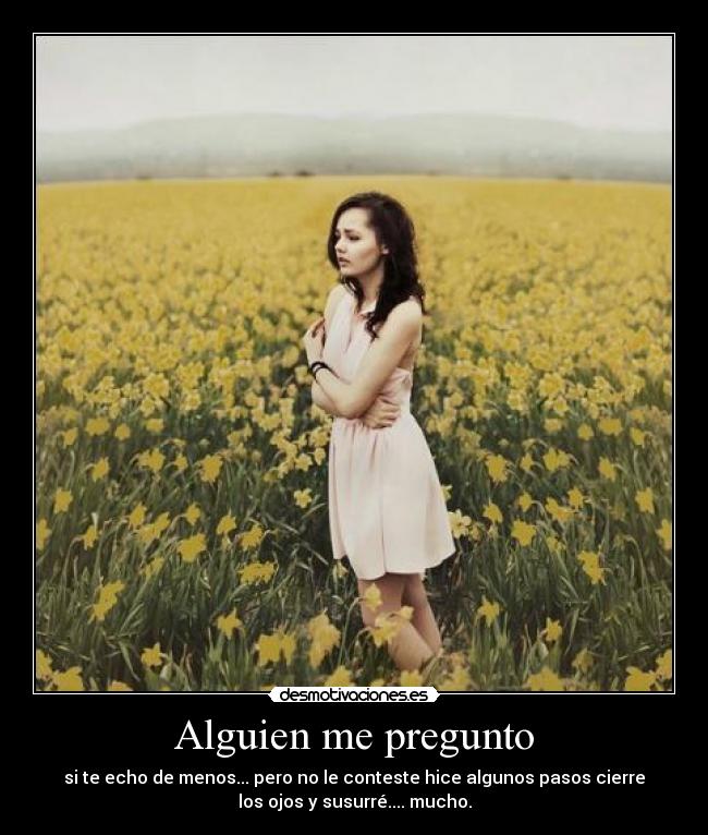 Alguien me pregunto - 